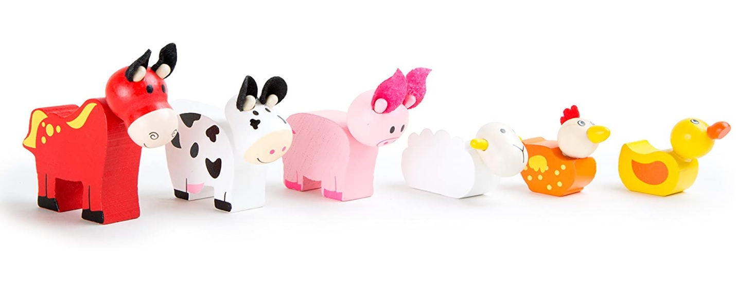 Small Foot 10124 Drewniany zestaw do zabawy w gospodarstwo - obrazek 4