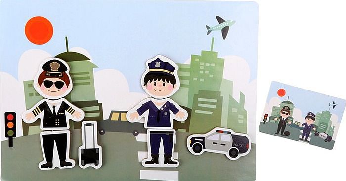 Small Foot 3918 Puzzle magnetyczne zawody - obrazek 4