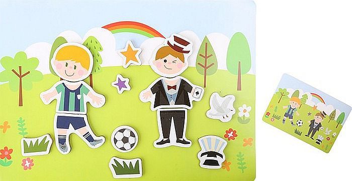 Small Foot 3918 Puzzle magnetyczne zawody - obrazek 5