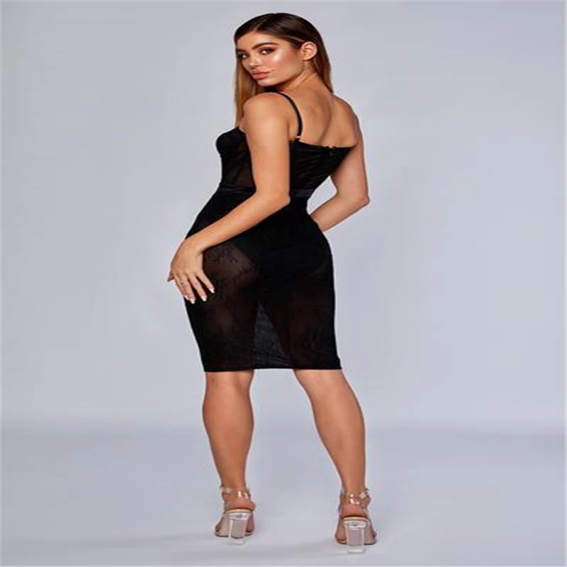 Damska koronkowa letnia sukienka - obrazek 2