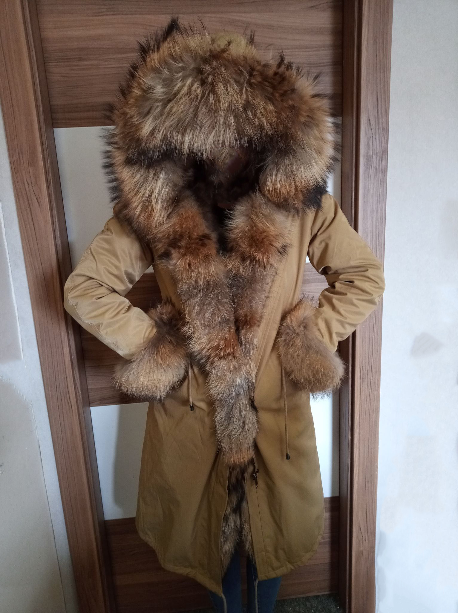 Damska parka 3w1 z odpinaną futrzaną podszewką - obrazek 4