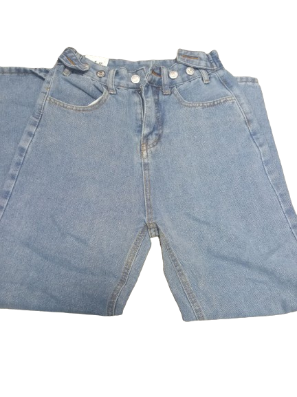 Damskie dżinsy z wysokim stanem - obrazek 2