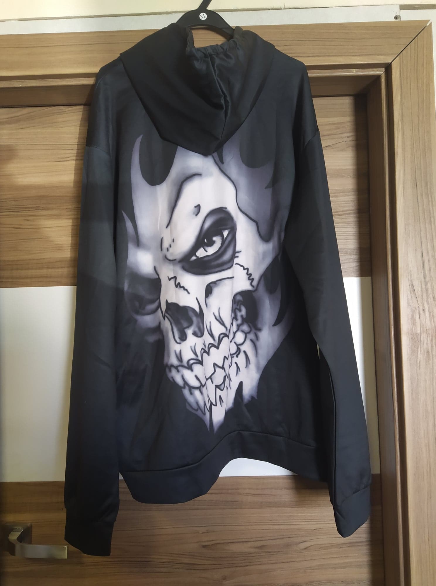 Męska bluza z nadrukiem 3D CZASZKA - obrazek 2