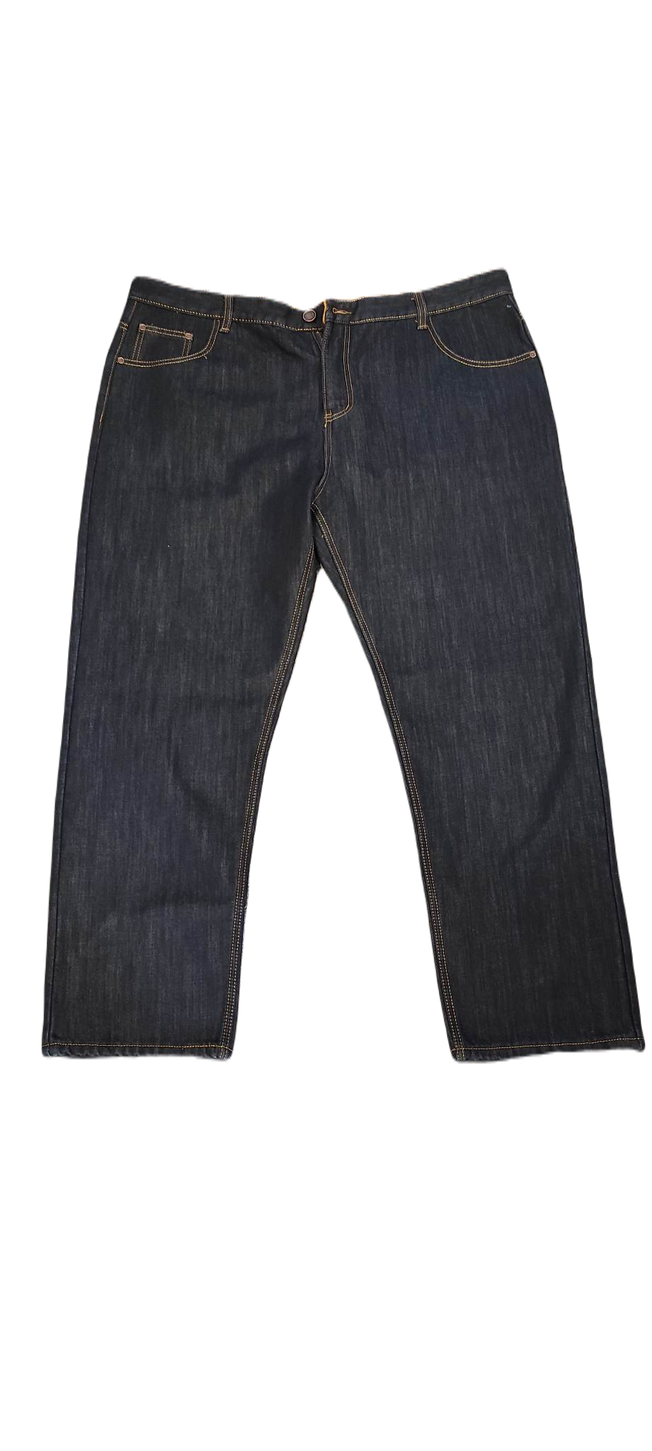 Ocieplane spodnie męskie jeasnowe plus size