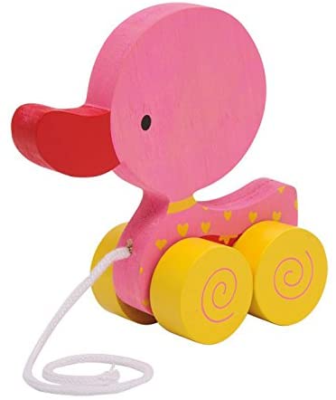 Small Foot 3366 zestaw 3 drewnianych kaczuszek na sznurku - obrazek 3