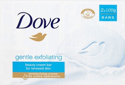 Dove Gentle Exfoliating Mydło w kostce 2x100g