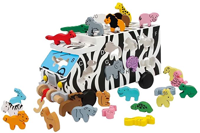 Small Foot 6917 Autobus Ze Zwierzętami ABC