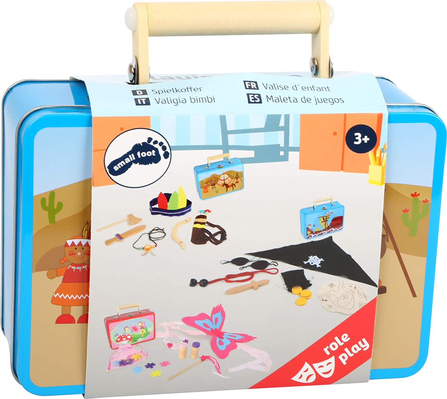 Walizka dla dzieci z zestawem indiańskich akcesoriów 3922- small foot