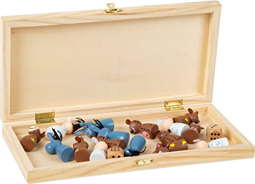 Small Foot 6257 Gra planszowa Zwierzęta gospodarcze z drewna - obrazek 6