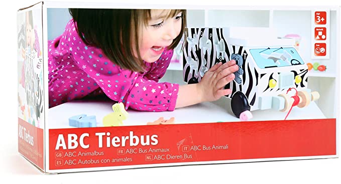 Small Foot 6917 Autobus Ze Zwierzętami ABC - obrazek 3