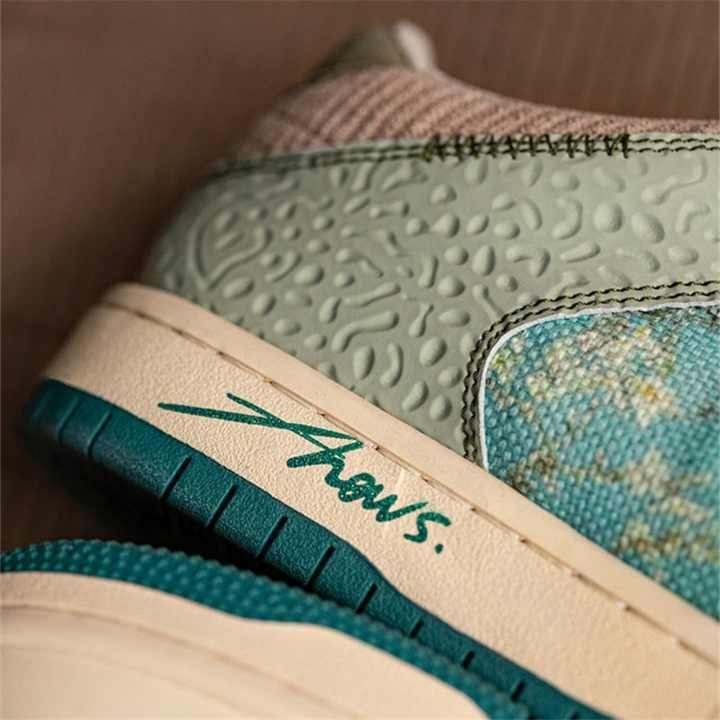 Męskie sneakersy kwiatowy print rozmiar 43 - obrazek 5