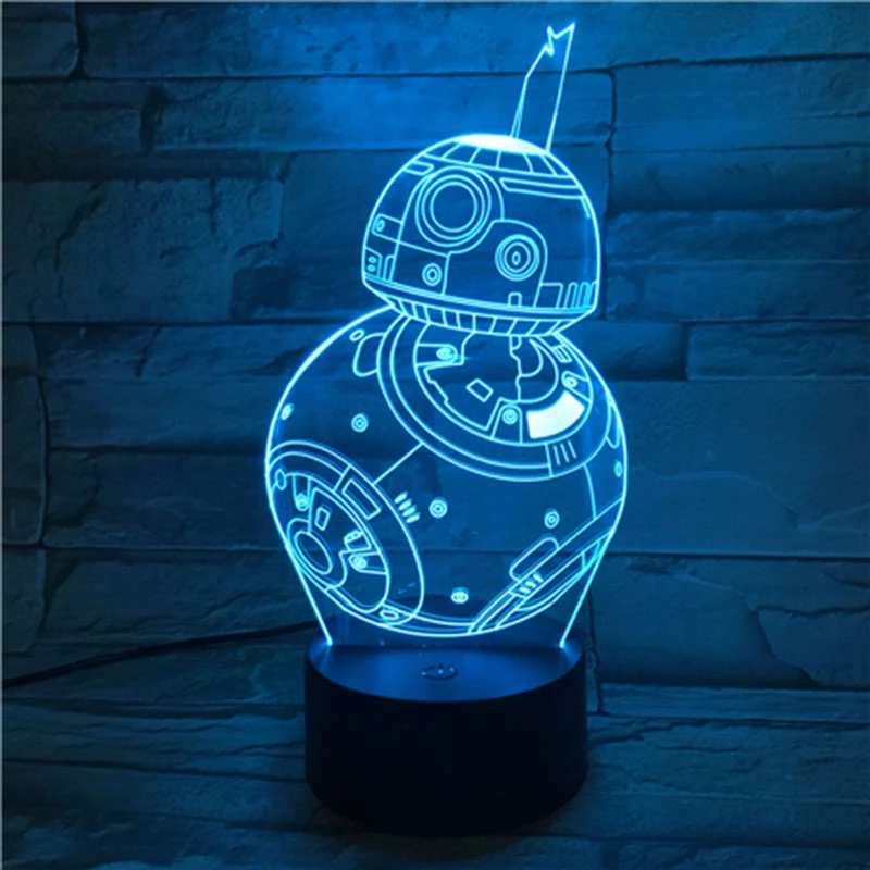 Lampka LED 3D Kapsuła kosmiczna