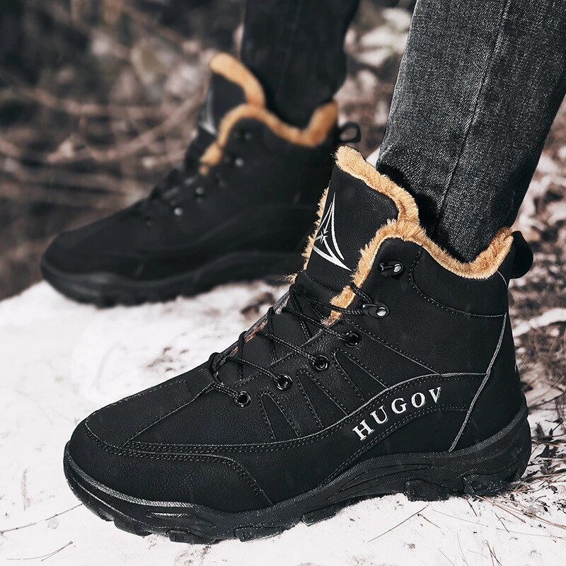 Męskie ocieplane trzewiki sportowe 27cm - obrazek 2