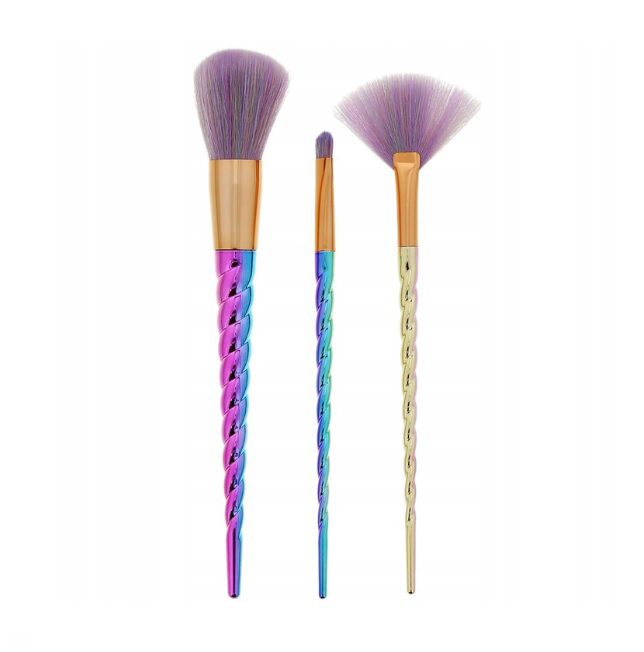 Zestaw profesjonalnych pędzli do makijażu Unicorn