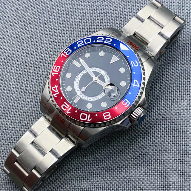 Solidny Zegarek 43mm Automatyczny Stal 904L - obrazek 2