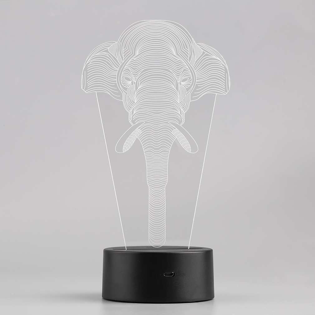 Lampka LED 3D Słoń - obrazek 6