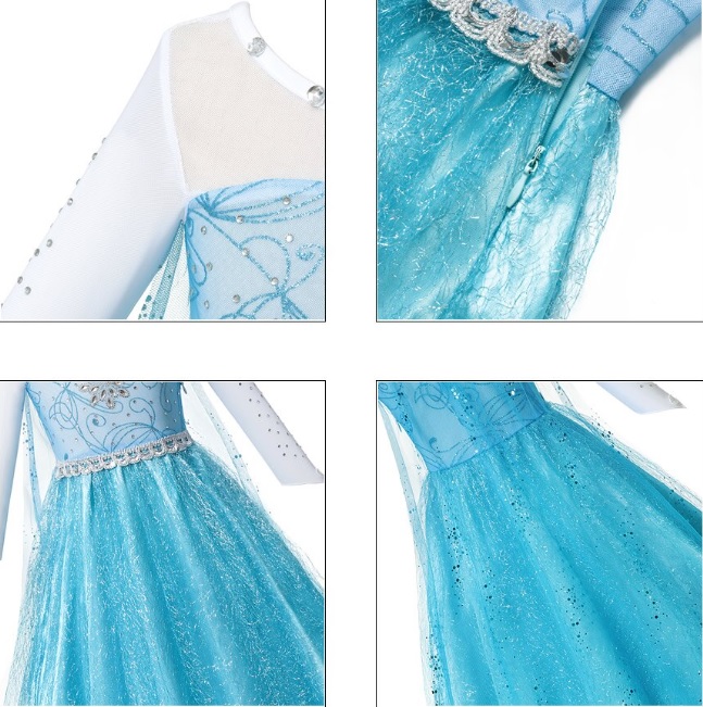 Kostium/ Sukienka balowa Elsa Kraina Lodu - obrazek 3