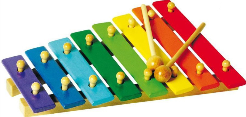 Small Foot Design Ksylofon/Cymbałki 8 tonowy 4619