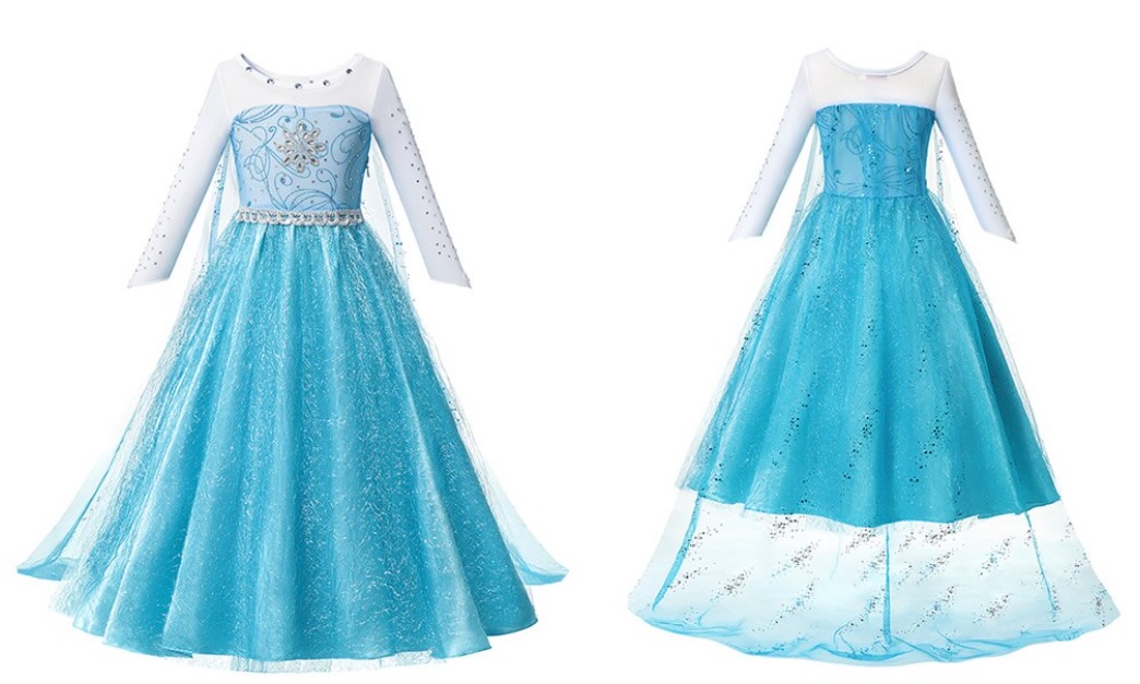 Kostium/ Sukienka balowa Elsa Kraina Lodu - obrazek 2