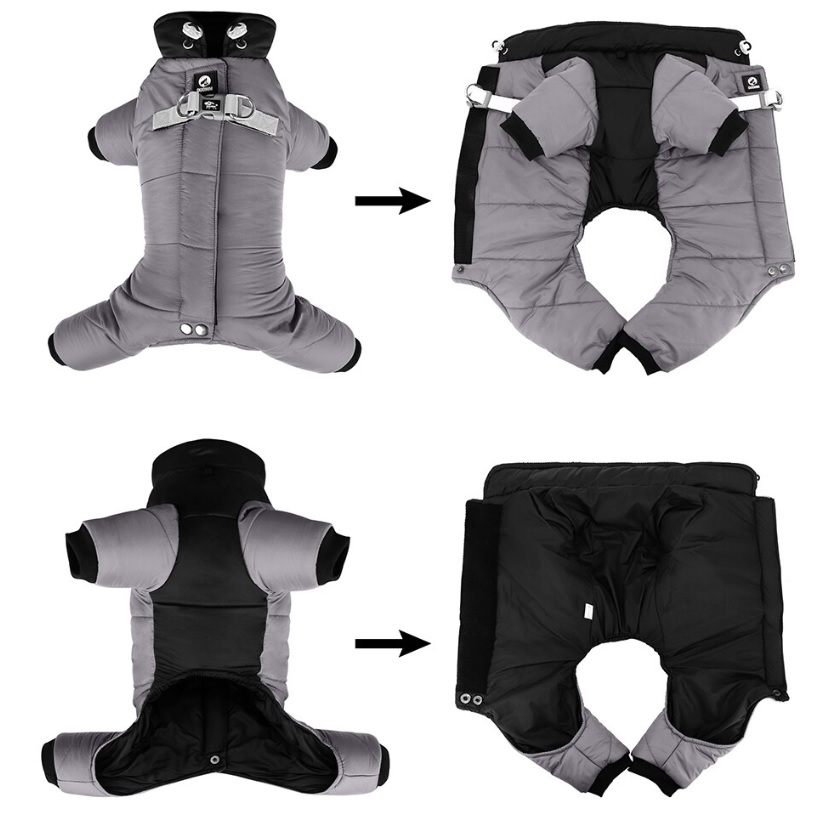 Kombinezon pikowany dla małego psa - obrazek 3