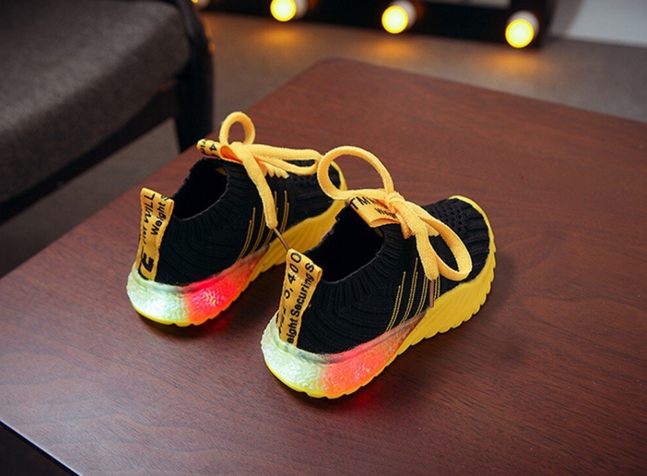 Dziecięce świecące adidasy LED 13cm - obrazek 3