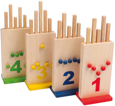 Small Foot 3373 Drewniana gra zręcznościowa The Ruddy Holes