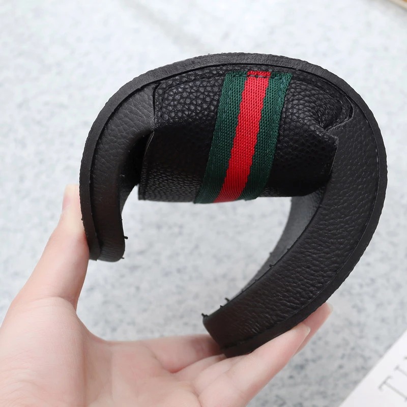 Damskie czarne klapki 26,5cm - obrazek 2