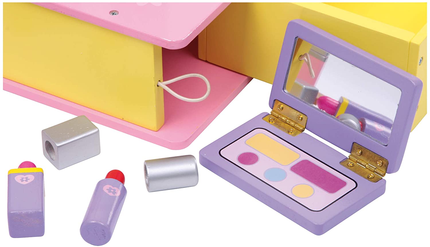 Drewniana kosmetyczka z mnóstwem akcesoriów SMALL FOOT 1556 - obrazek 3