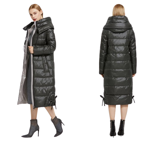 Damska ZIMOWA bawełniana kurtka