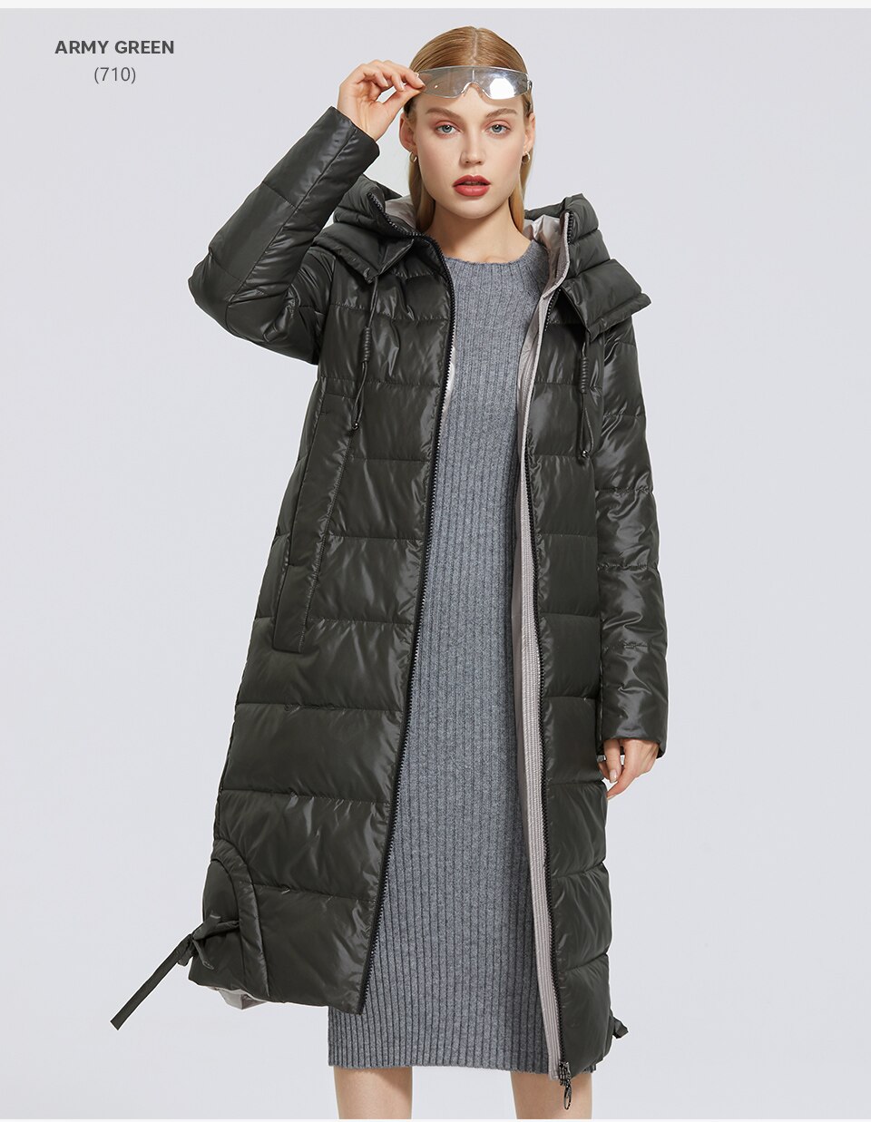 Damska ZIMOWA bawełniana kurtka - obrazek 2