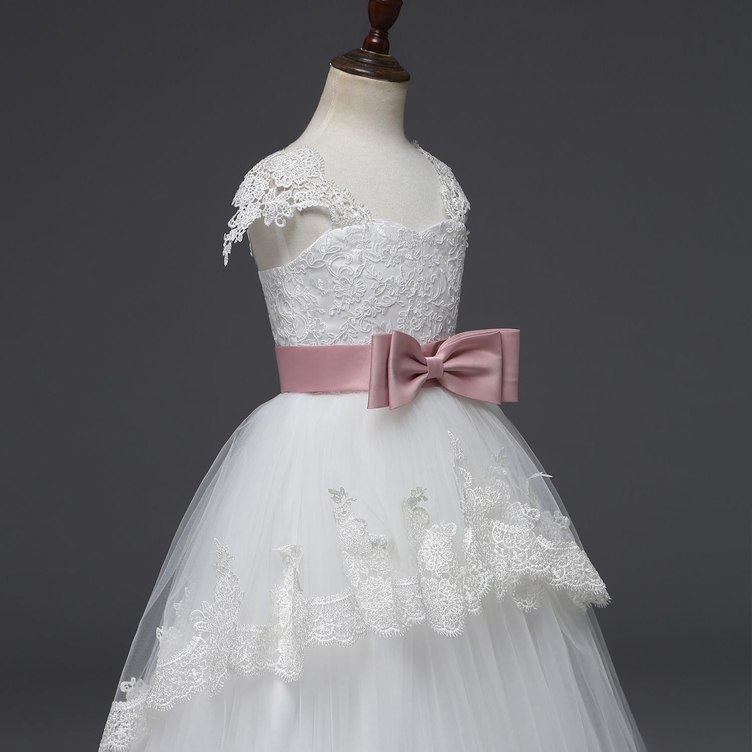 Dziewczęca maxi suknia KSIĘŻNICZKA - obrazek 4