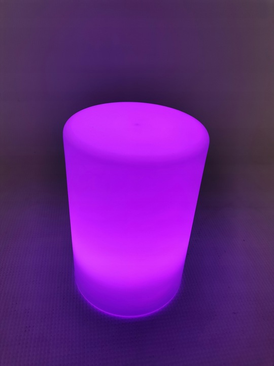 LAMPKA NOCNA LED 15 KOLORÓW + PILOT - obrazek 4