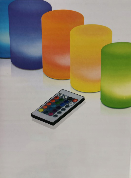 LAMPKA NOCNA LED 15 KOLORÓW + PILOT - obrazek 8