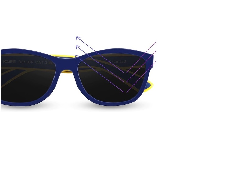 Dziecięce okulary przeciwsłoneczne z polaryzacją UV400 KDEAM - obrazek 5