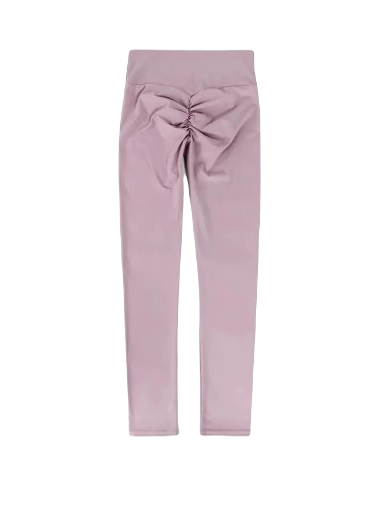 Bezszwowe legginsy w kolorze brudnego różu