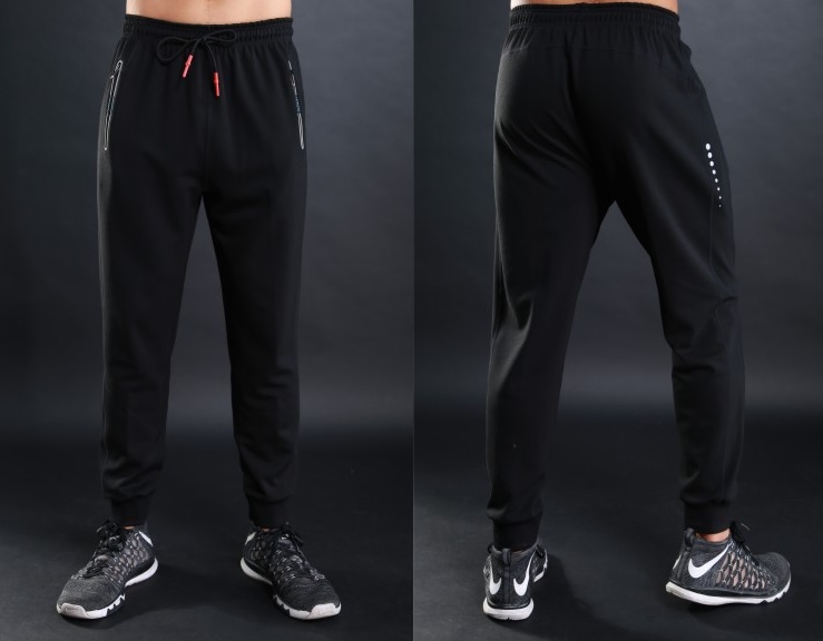 Spodnie męskie dresowe granatowe - obrazek 2