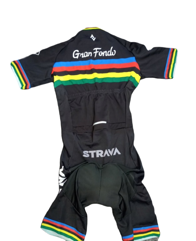 Kombinezon rowerowy z wkładką STRAVA Gran Fondo - obrazek 2