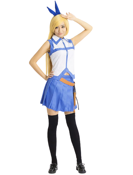 Damski kostium Anime Wróżka Lucy Heartfilia