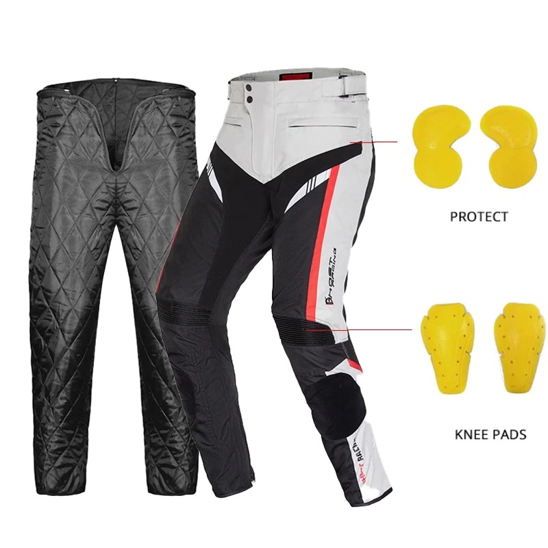 Spodnie motocyklowe z ochraniaczami GHOST RACING - obrazek 3