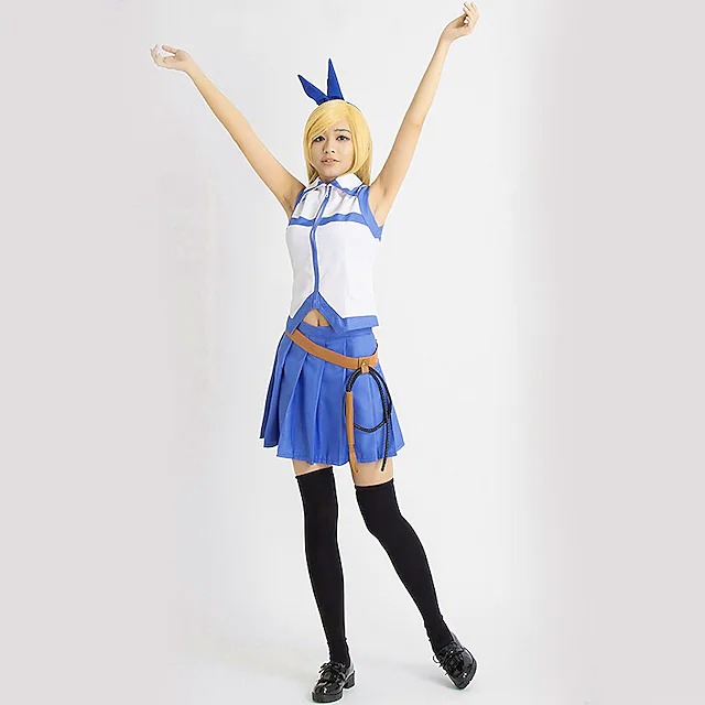 Damski kostium Anime Wróżka Lucy Heartfilia - obrazek 3