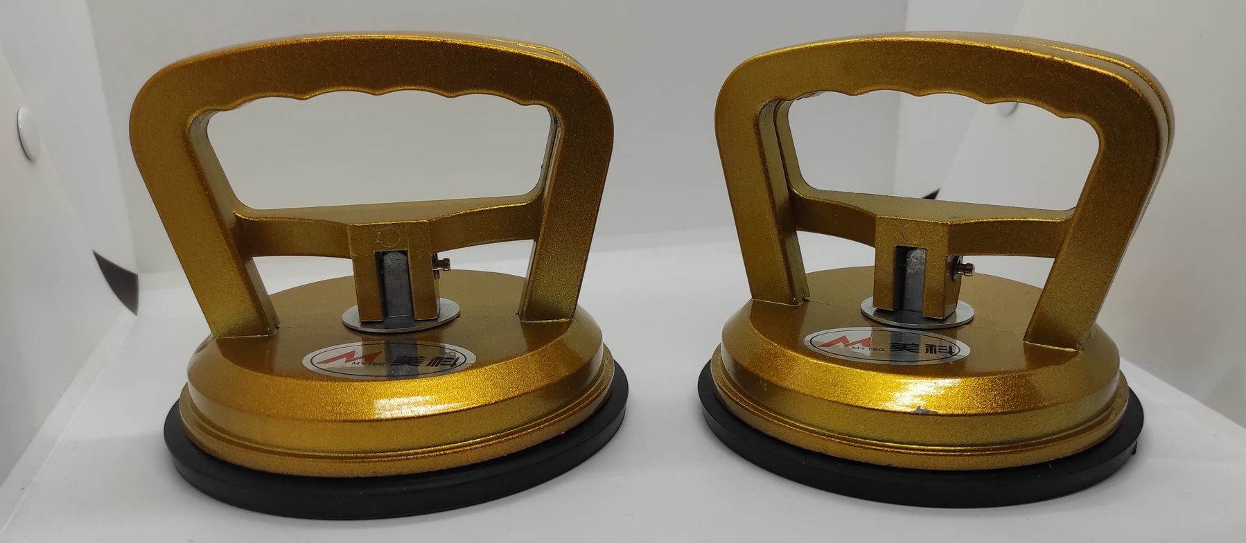 Uchwyt przyssawka do szyb szkła aluminiowa 2 sztuki - obrazek 2