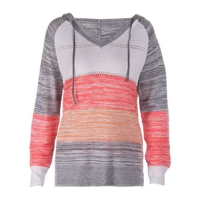 Damski sweter z kapturem