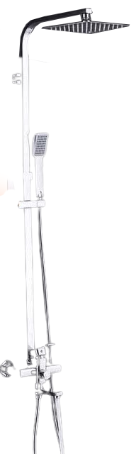 Zestaw prysznicowy z deszczownicą Chrom