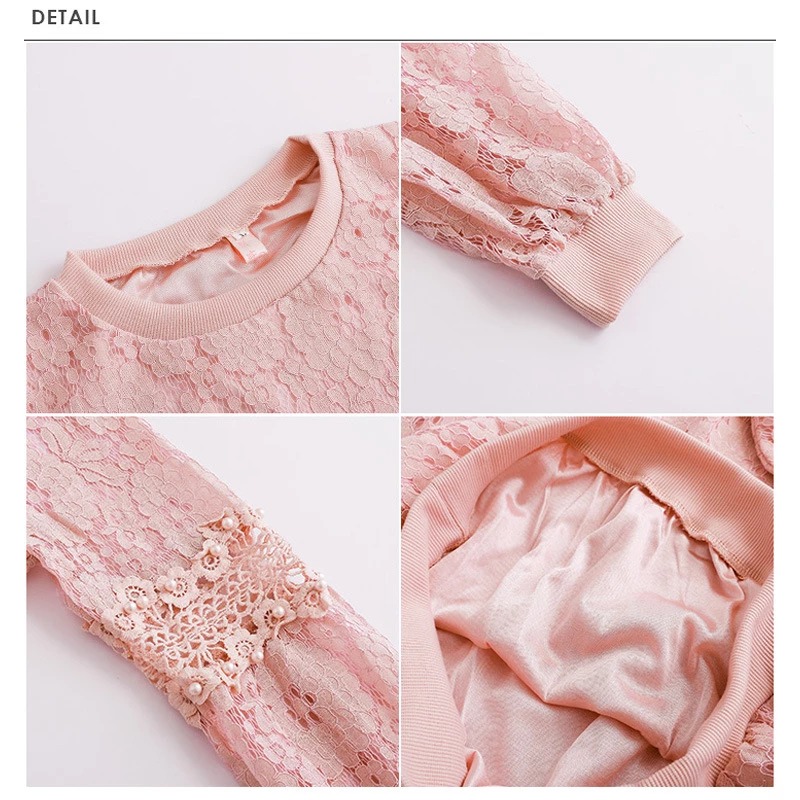 Koronkowa bluza ze zdobieniami - obrazek 4