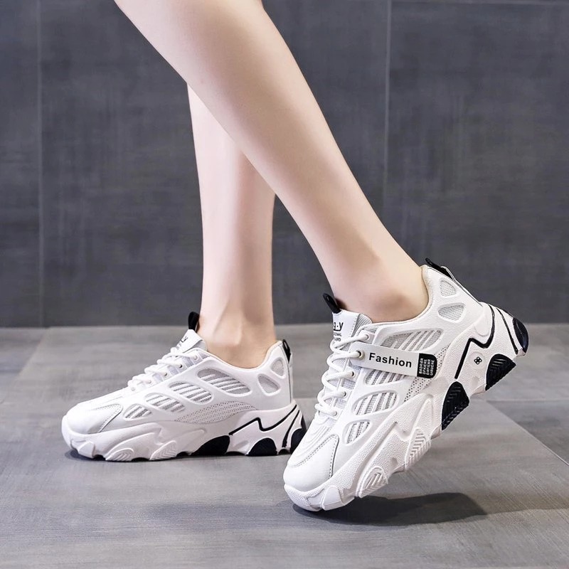 Damskie adidasy na grubej podeszwie 23cm - obrazek 4