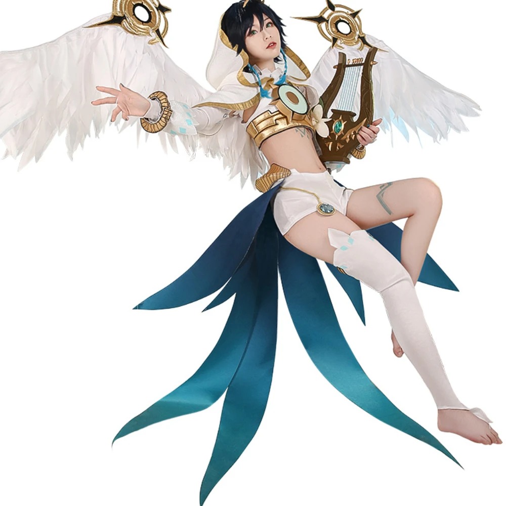 Dziewczęcy Mond Fengshen Barbatos komiks wersja bog kostium Cosplay - obrazek 5