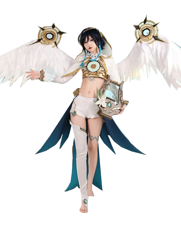 Dziewczęcy Mond Fengshen Barbatos komiks wersja bog kostium Cosplay