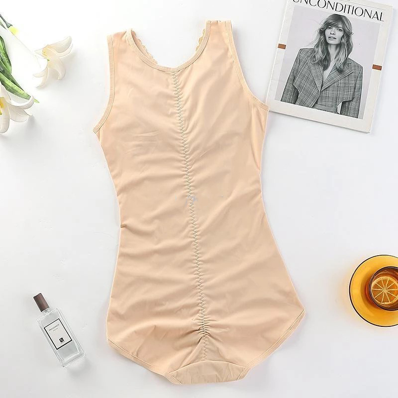 Damskie body modelujące sylwetkę z koronką - obrazek 3