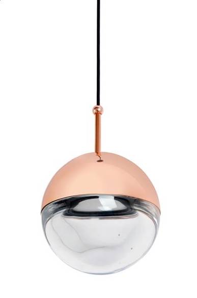 Lampa wisząca glamour miedziana - obrazek 4
