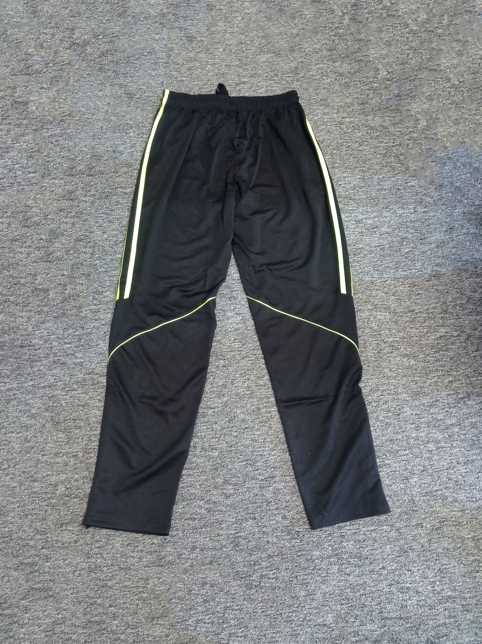 Męskie czarne dresy z lampasem BAUMWOLLE - obrazek 5